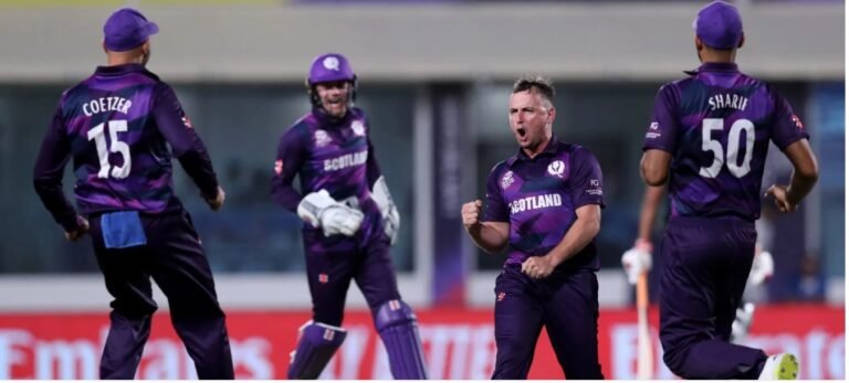 Chris Greaves send Bangladesh back on tows in the T20 World Cup opening day match.