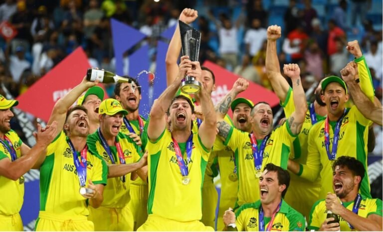 Australia Crowned Champion of ICC T20 World Cup 2021 after beating New Zealand in the Final by 8 wickets