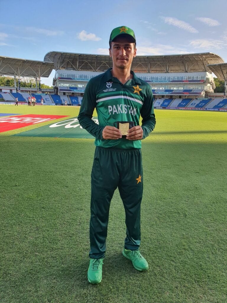 Pakistan U19 reached into Quarter Final of ICC U19 World Cup 2022 after beating Afghanistan by 24 runs.