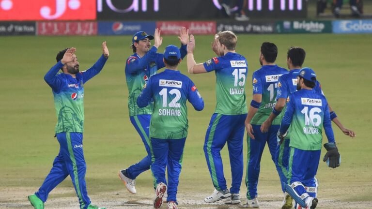 Sultan’s ruined Lahore in Play off and reach into the final of PSL2022 to defend the Champion’s title